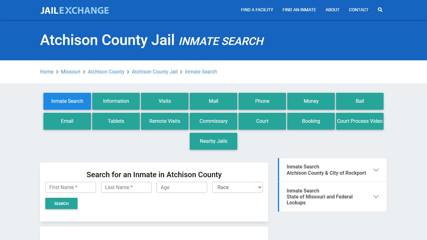 Atchison County Jail, MO Inmate Search: Roster & Mugshots